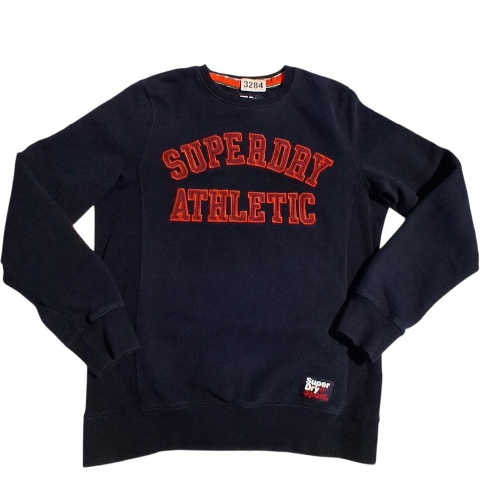 Super Dry Sport. Men's size XL Varsity Preppy Athletic‎ Logo Crewneck Sweatshirt